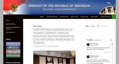 Desktop Screenshot of indonesianembassy.ae